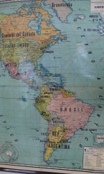 Mapa ure América Paluzie 1935