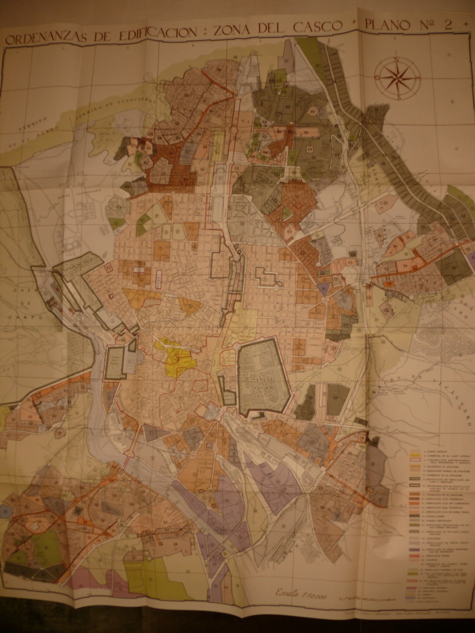 Plano ordenanza Madrid 1940