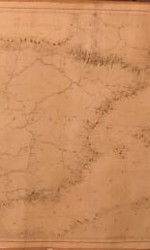 CARTA NAUTICA ESPAÑA año  1800 - 120x50 cm - 450 €