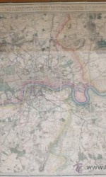 PLANO LONDRES  1870 - 550 €