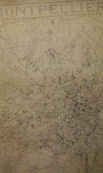 PLANO MONTPELLIER 1940 , 180X180 CM -  450 €
