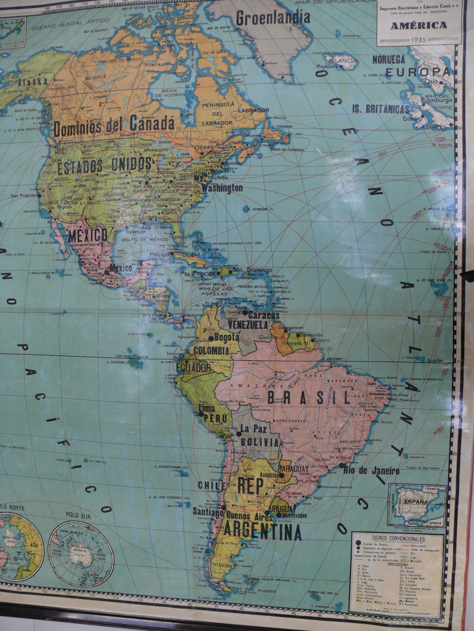 mapa ure america palaziu 1935  600 €