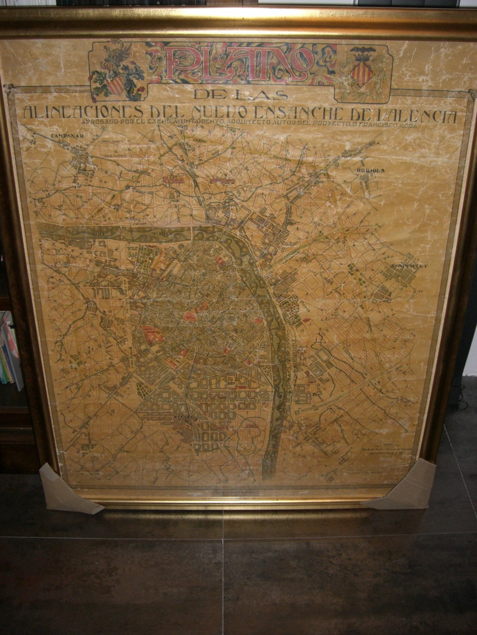 valencia 1927 plano 1.500 €