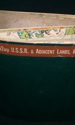 wall map us war tela 100x100 cm -  240 €