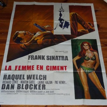 cartel cine original 160 cm x 120 cm  1965 - la femme